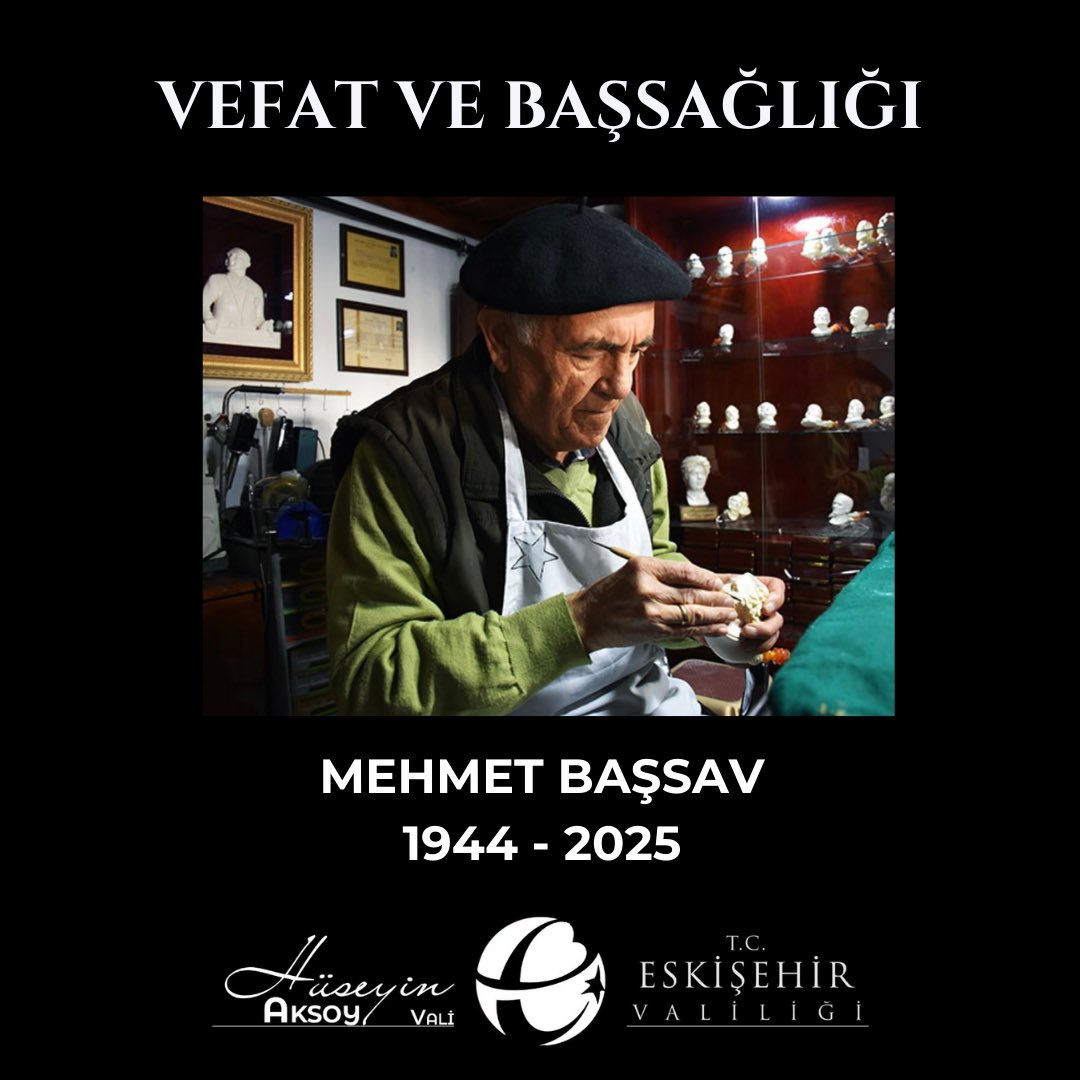 Lüle taşı sanatının ustası, Yaşayan İnsan Hazinesi Mehmet Başsav’ı rahmetle anıyoruz